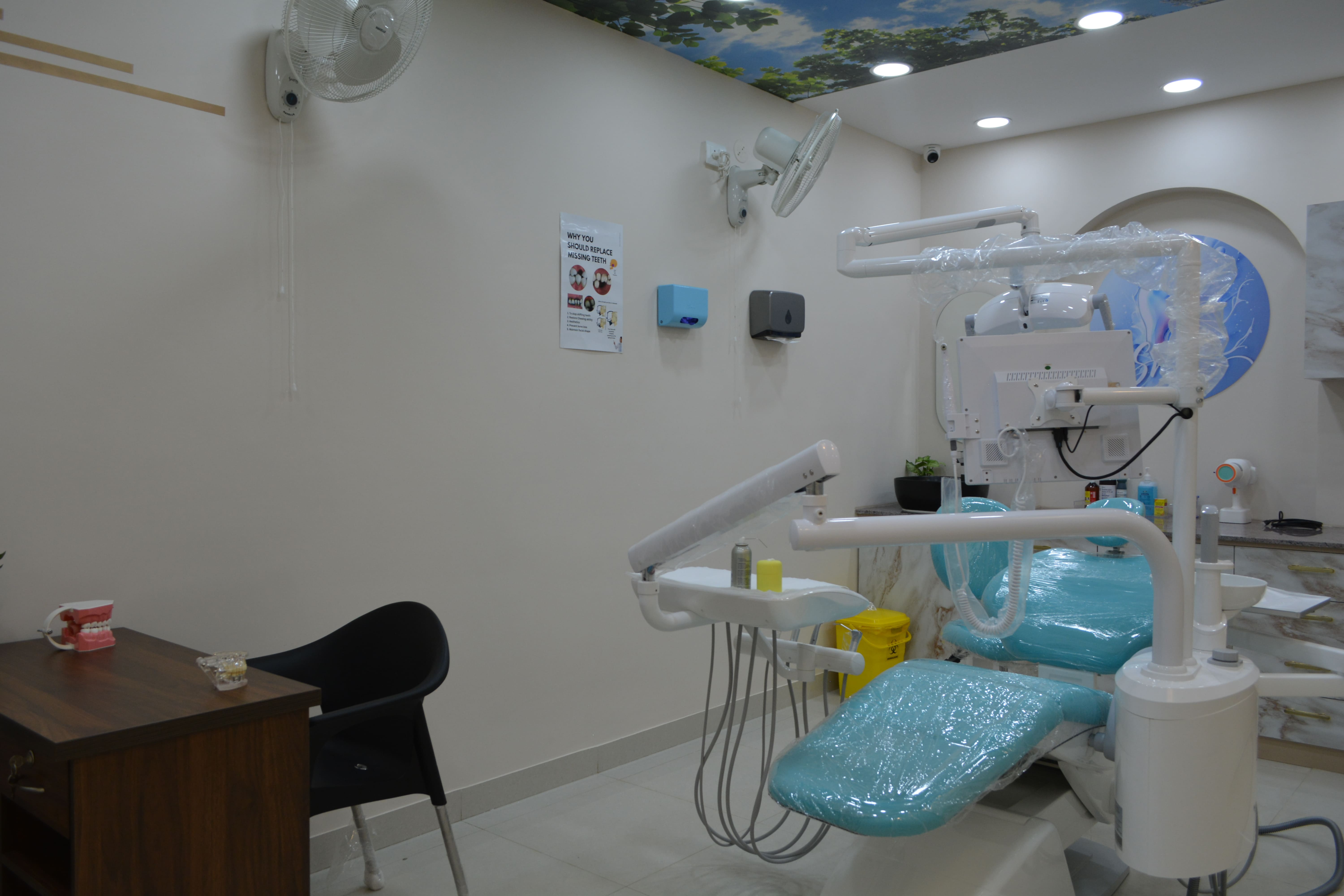 Dental procedure setup area 1