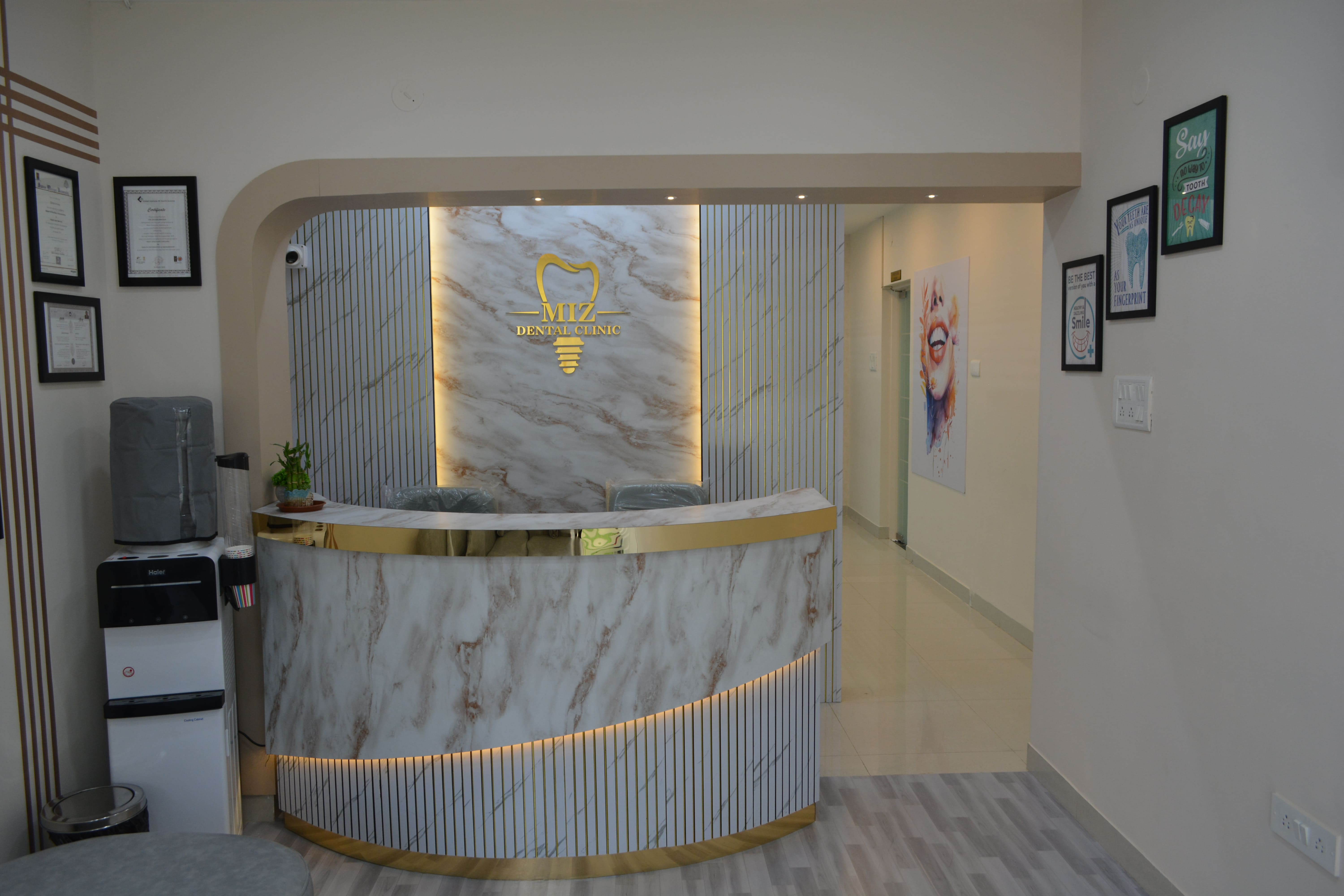 MIZ Dental Clinic reception desk